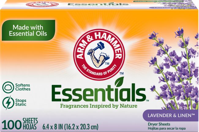 Essentials™ Dryer Sheets, Lavender & Linen Essentials™ Dryer Sheets, Lavender & Linen