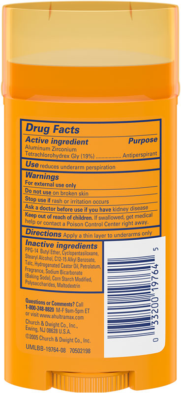 516126 Ultra Max Solid Cool Blast BACK